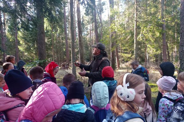 Wycieczka 3a i 3c do lasu