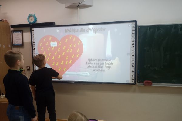 Andrzejkowe lekcje w klasie 3 c