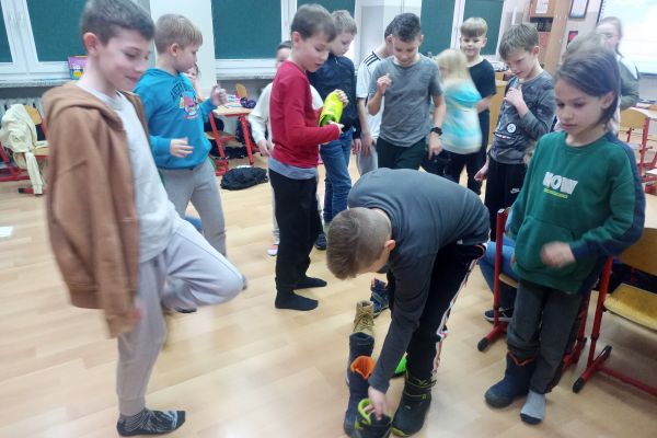 Andrzejkowe lekcje w klasie 3 c