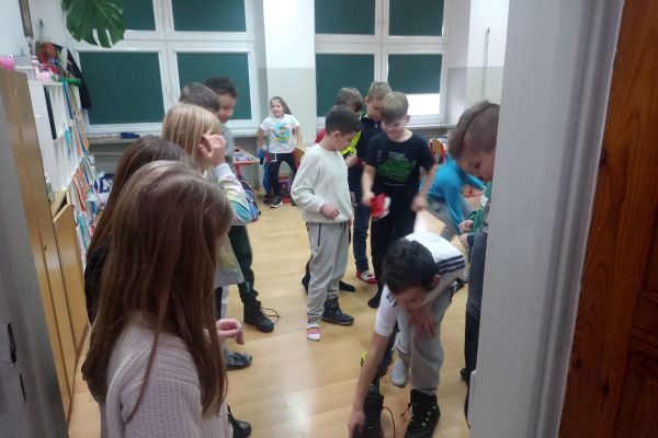 Andrzejkowe lekcje w klasie 3 c