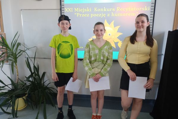 XXI Miejski Konkurs Recytatorski Przez poezję z humorem
