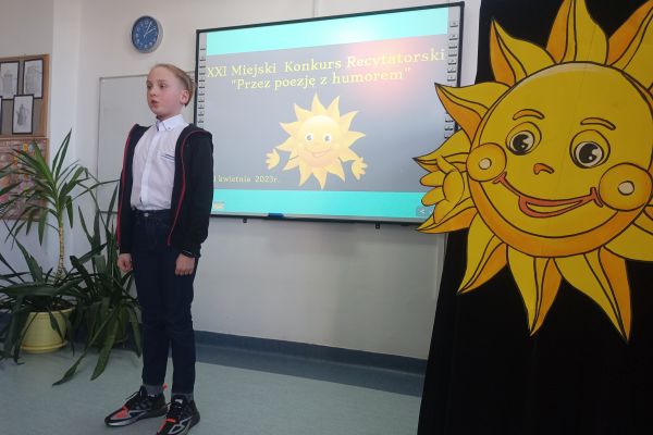 XXI Miejski Konkurs Recytatorski Przez poezję z humorem