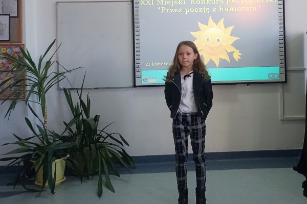 XXI Miejski Konkurs Recytatorski Przez poezję z humorem