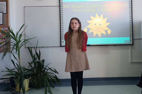XXI Miejski Konkurs Recytatorski Przez poezję z humorem