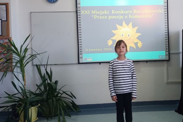 XXI Miejski Konkurs Recytatorski Przez poezję z humorem