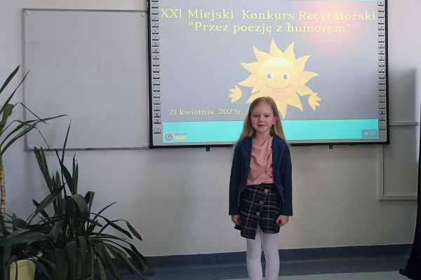 XXI Miejski Konkurs Recytatorski Przez poezję z humorem