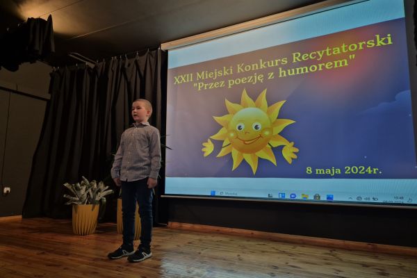 XXII Miejski  Konkurs Recytatorski Przez poezję z humorem