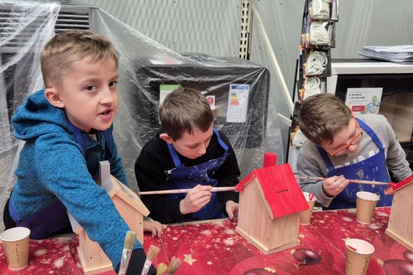 2 a na warsztatach w Castoramie