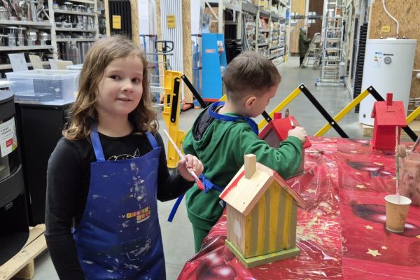 2 a na warsztatach w Castoramie