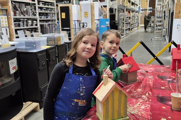 2 a na warsztatach w Castoramie