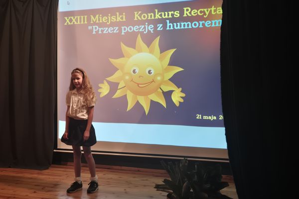 XXIII Miejski Konkurs Recytatorski Przez poezję z humorem