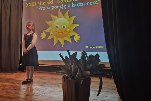XXIII Miejski Konkurs Recytatorski Przez poezję z humorem