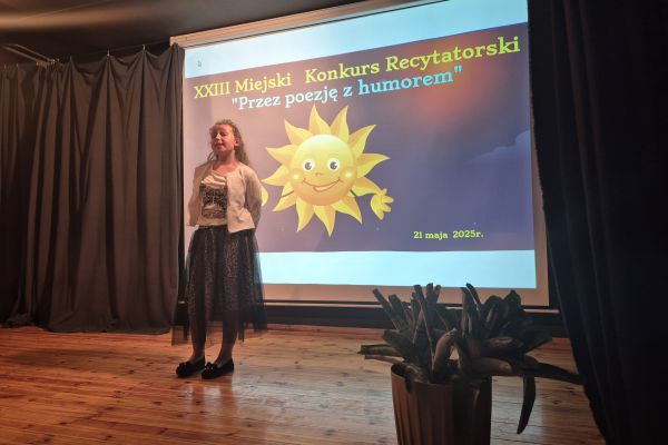 XXIII Miejski Konkurs Recytatorski Przez poezję z humorem
