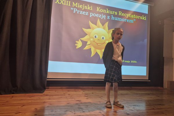 XXIII Miejski Konkurs Recytatorski Przez poezję z humorem