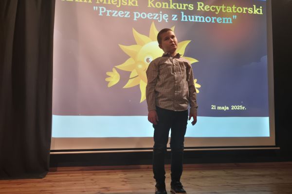 XXIII Miejski Konkurs Recytatorski Przez poezję z humorem