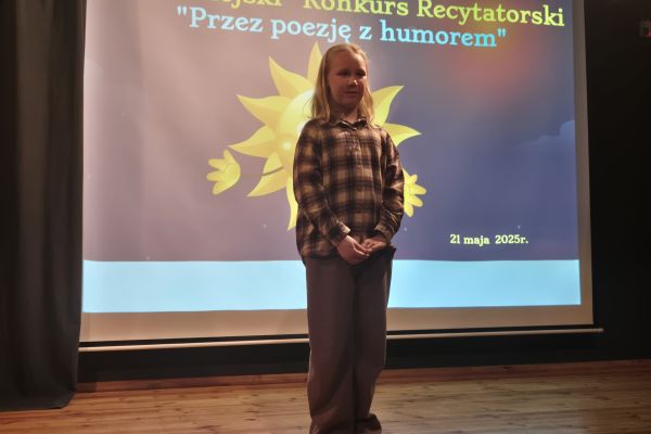 XXIII Miejski Konkurs Recytatorski Przez poezję z humorem