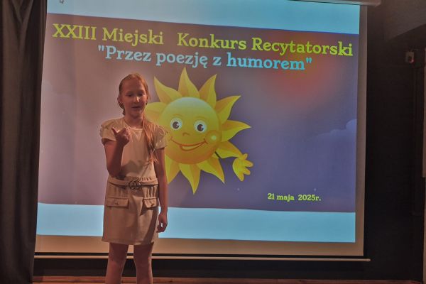 XXIII Miejski Konkurs Recytatorski Przez poezję z humorem