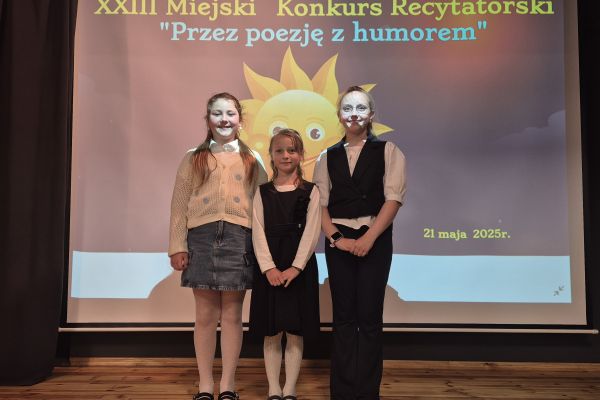 XXIII Miejski Konkurs Recytatorski Przez poezję z humorem