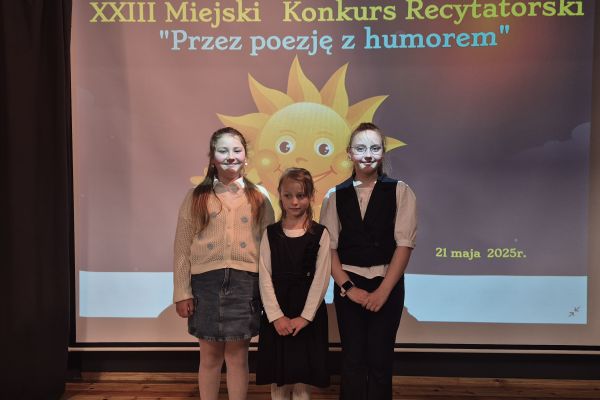 XXIII Miejski Konkurs Recytatorski Przez poezję z humorem